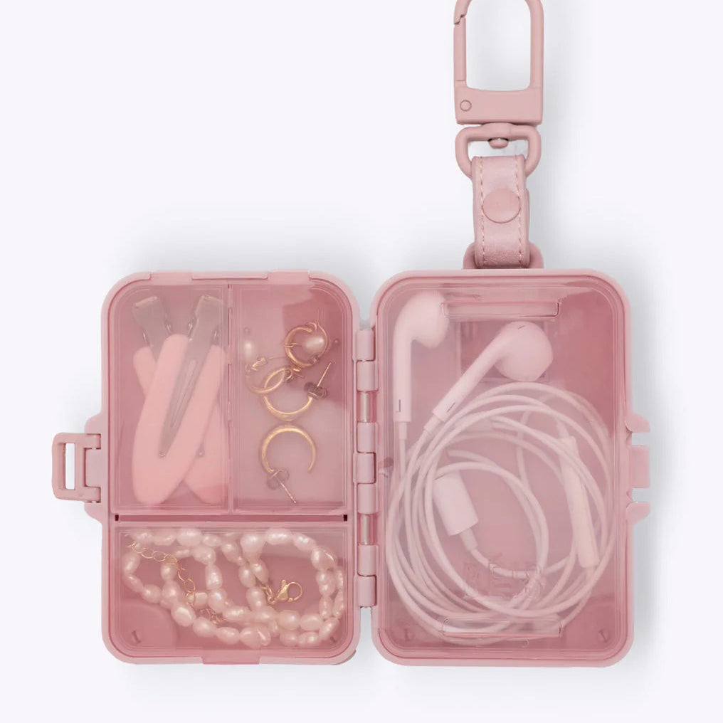 Mini Roller Pendant Travel Bag | Stylish Mini Travel Organizer with Rotating Wheels