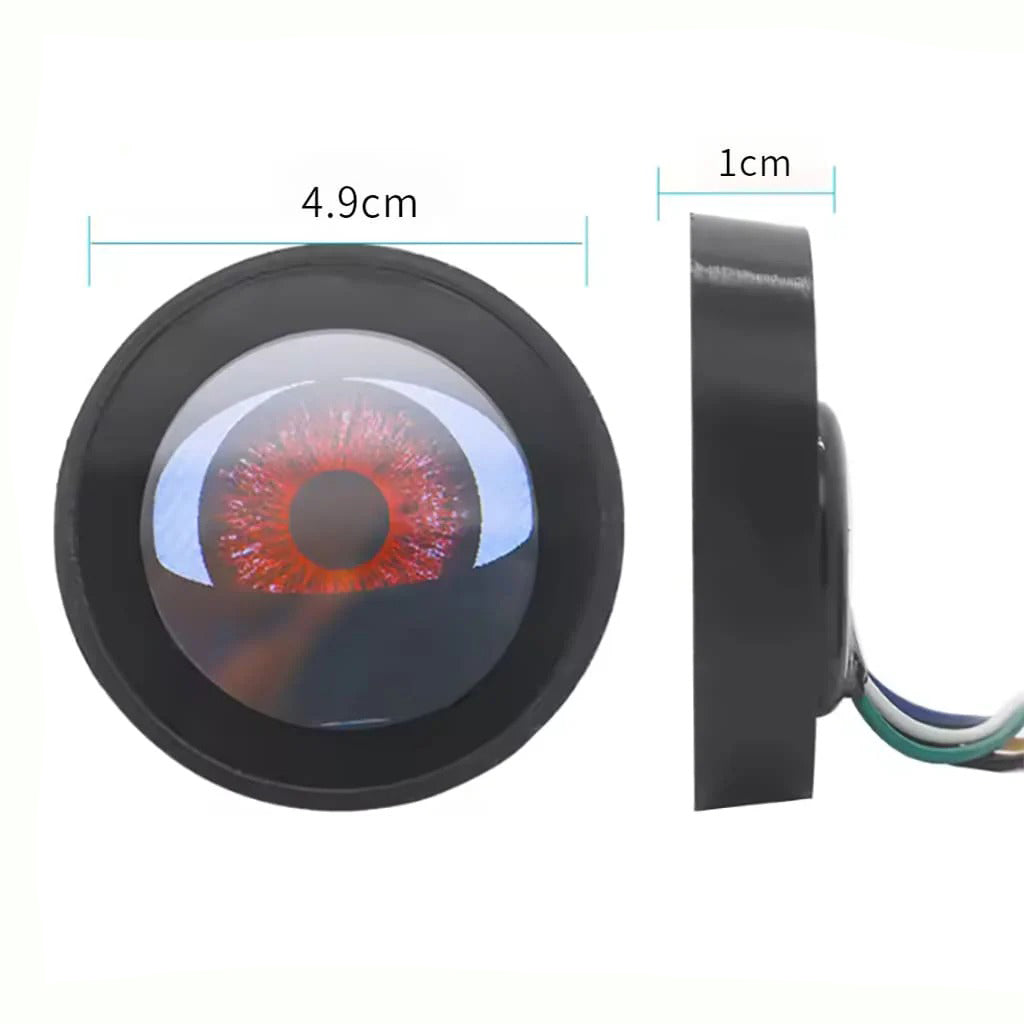 Programmable Devil Eyes Light with Remote – Synced RGB LED