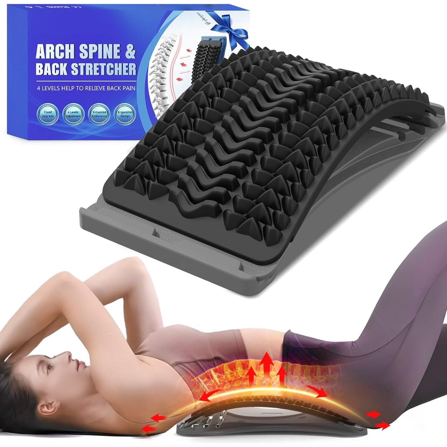 Scoliosis back massager back stretcher