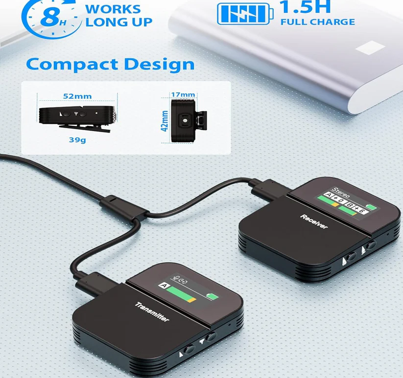 Wireless Lavalier Microphone – Clear Audio Recording System