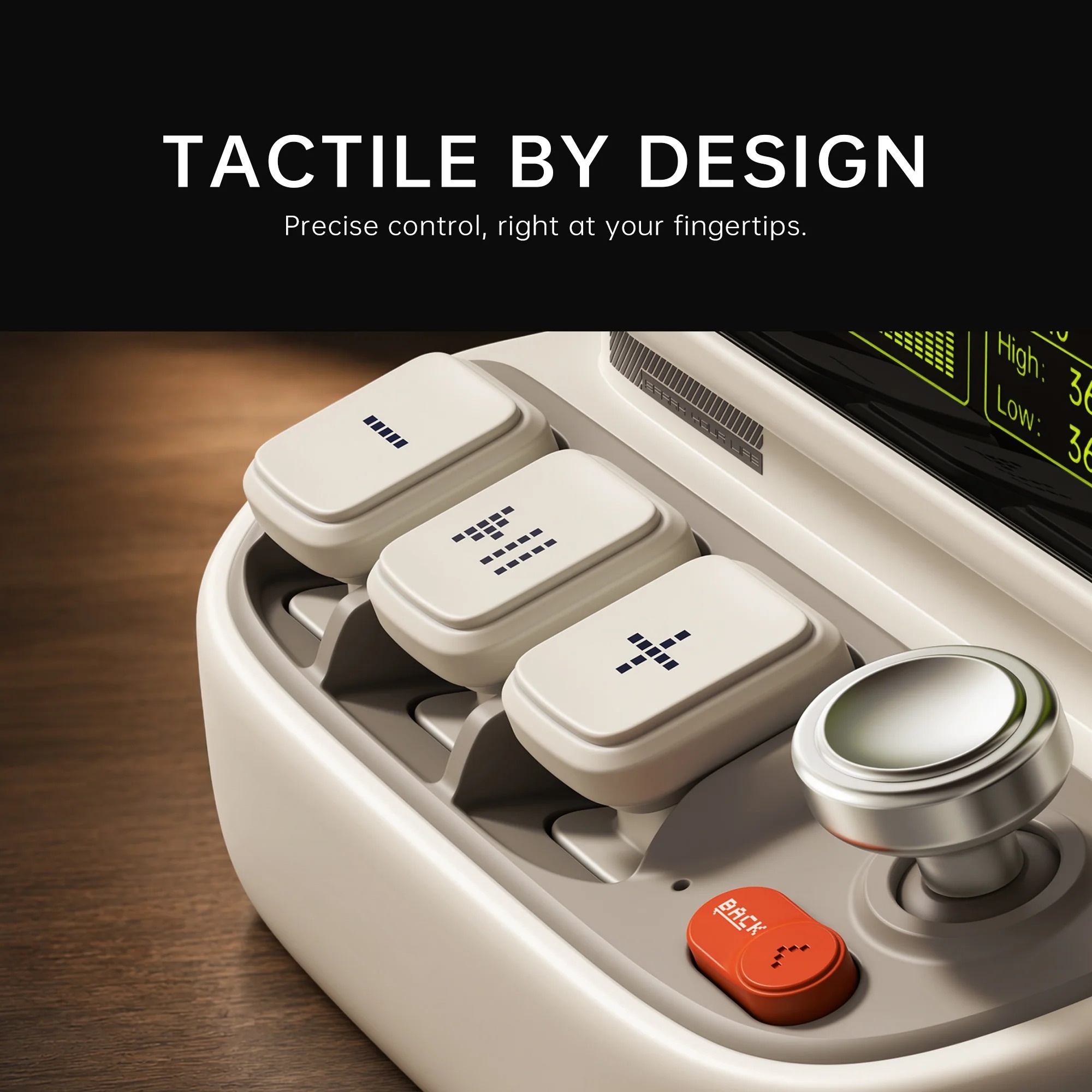 Desktop Speaker with Pixel Display – Custom Art, Weather, Clock & Music Visualizer