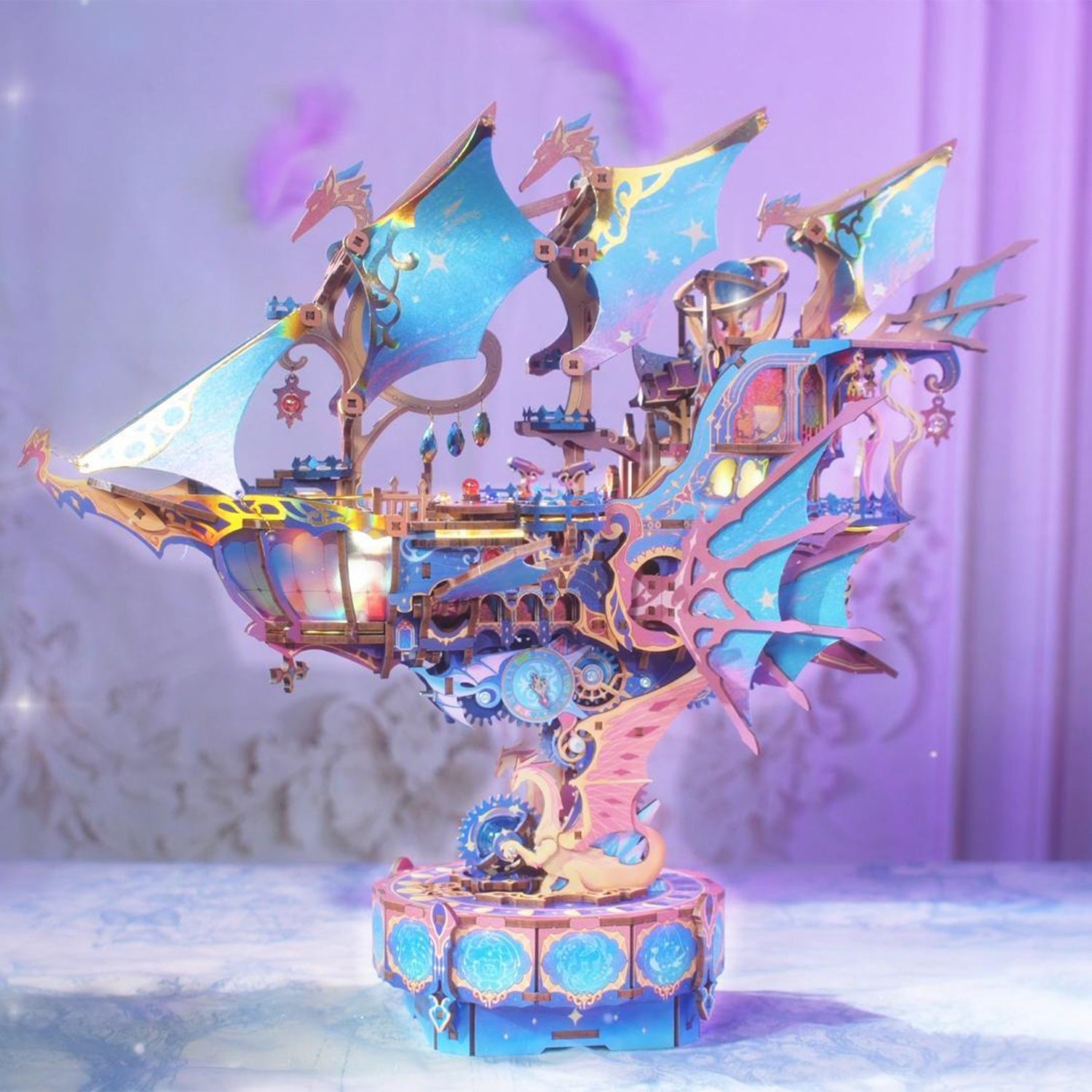 DIY Transmission Model Fantasy Spaceship with Music