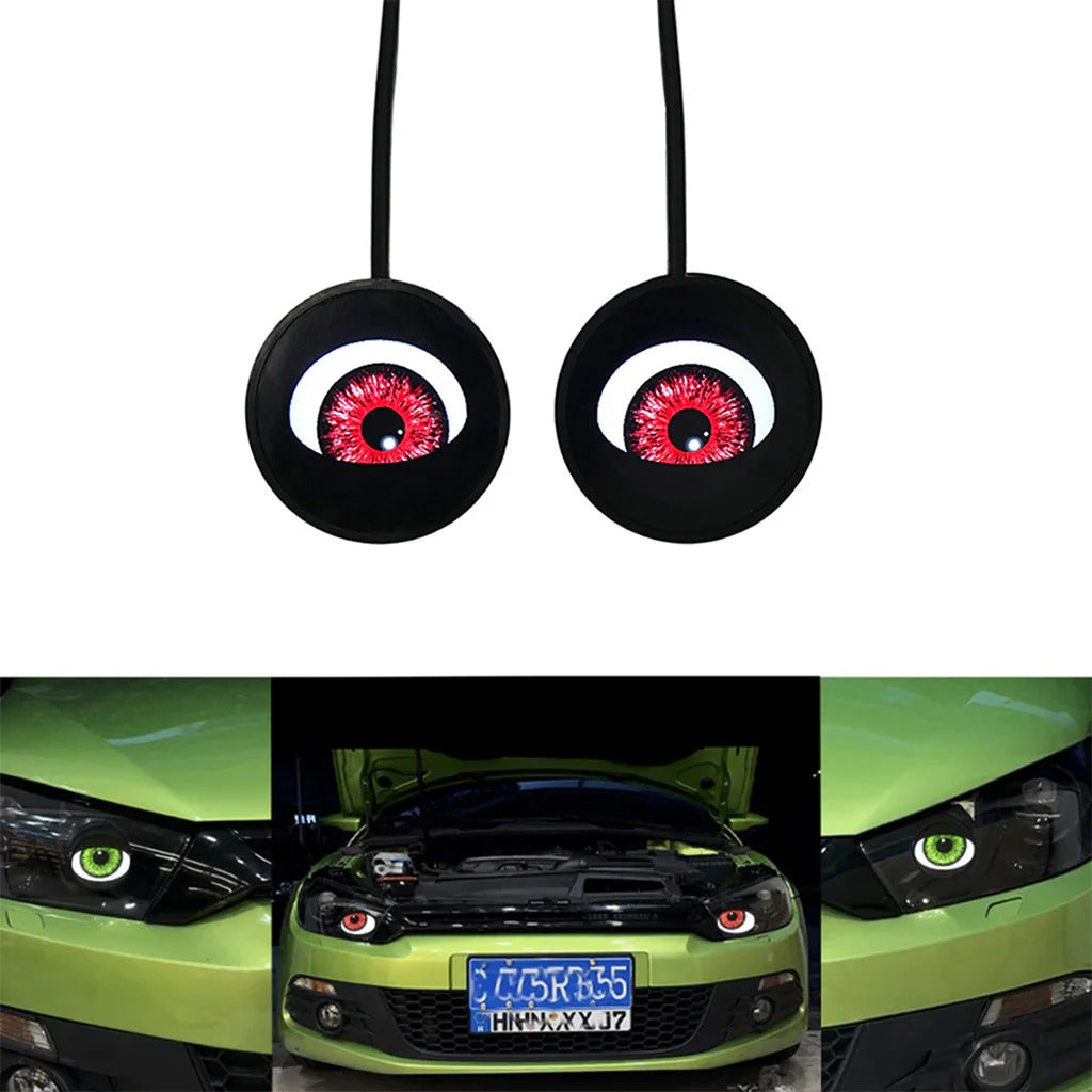 Programmable Devil Eyes Light with Remote – Synced RGB LED