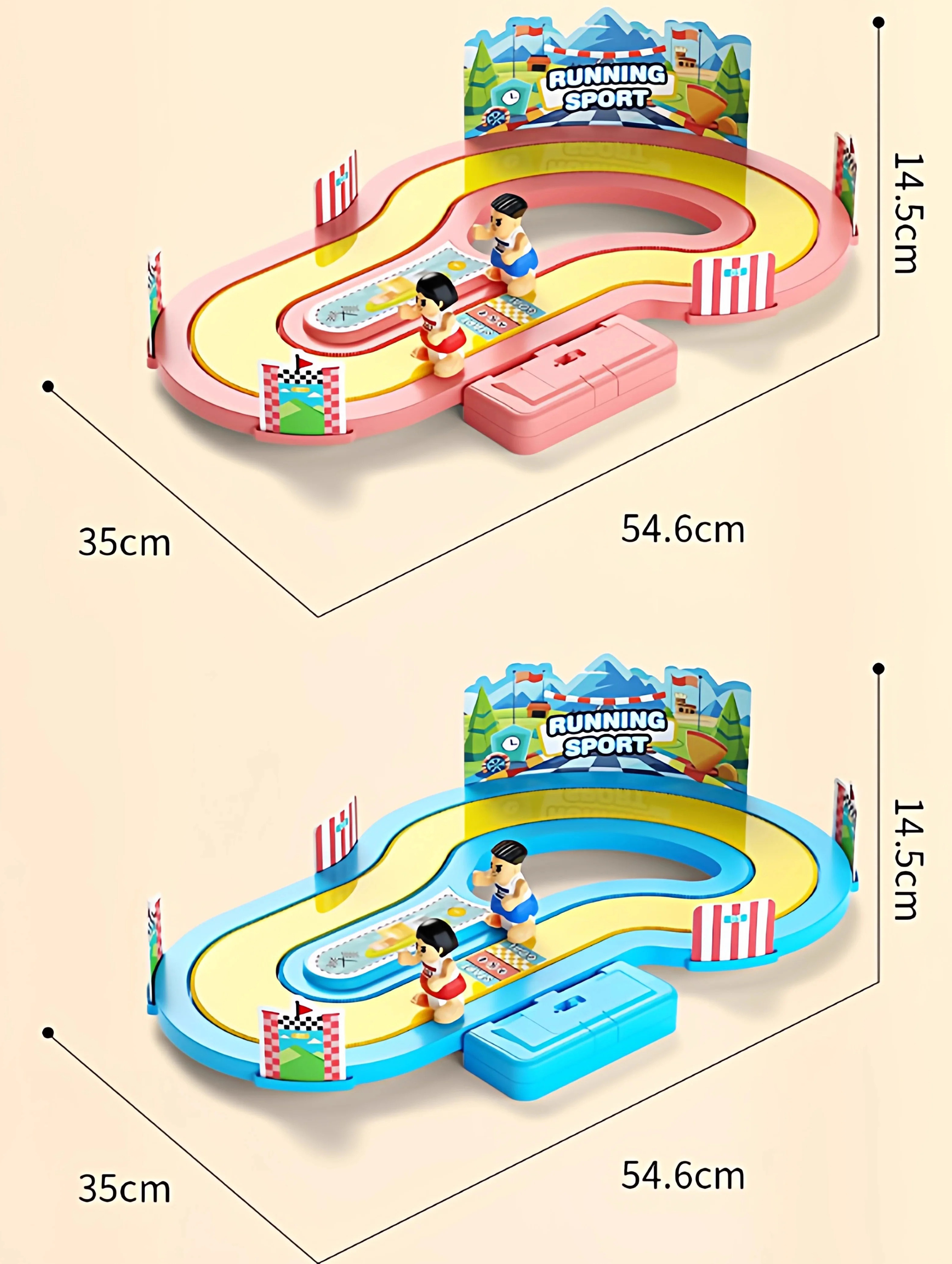 Children's motion-sensing treadmill game toy