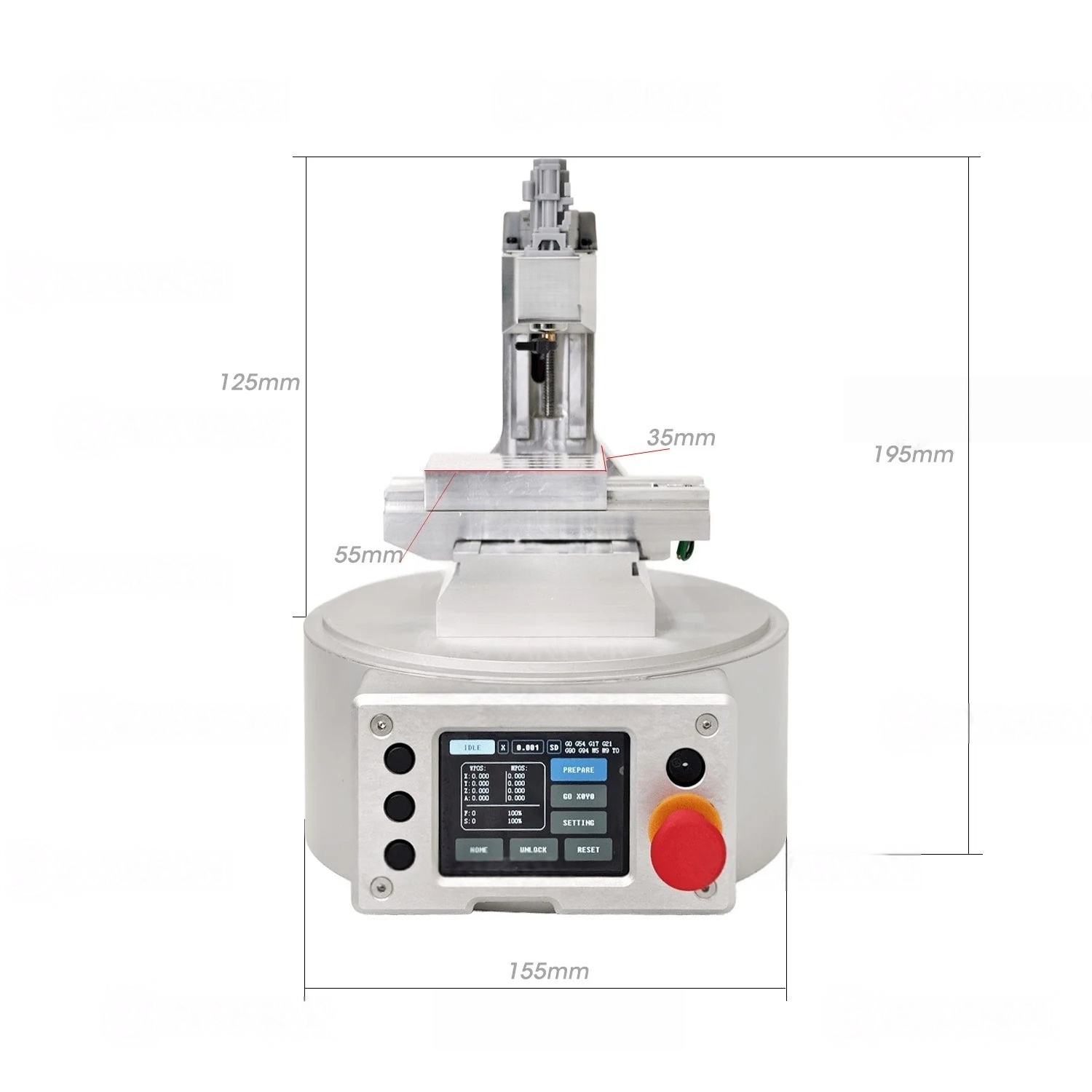 Ultra Mini CNC Machine Model – 4-Axis Programmable