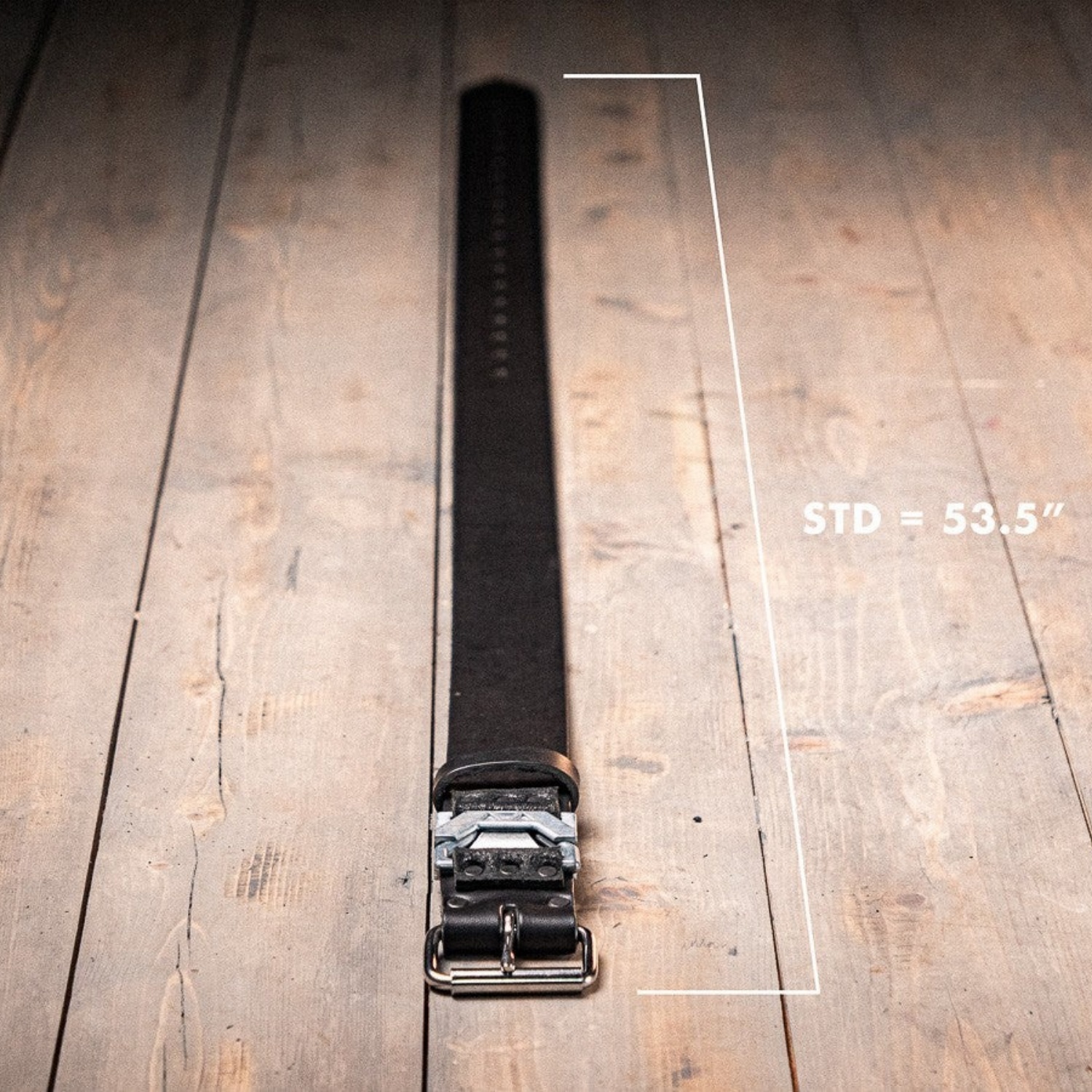 Leather Work Suspenders – Adjustable 4‑Point System