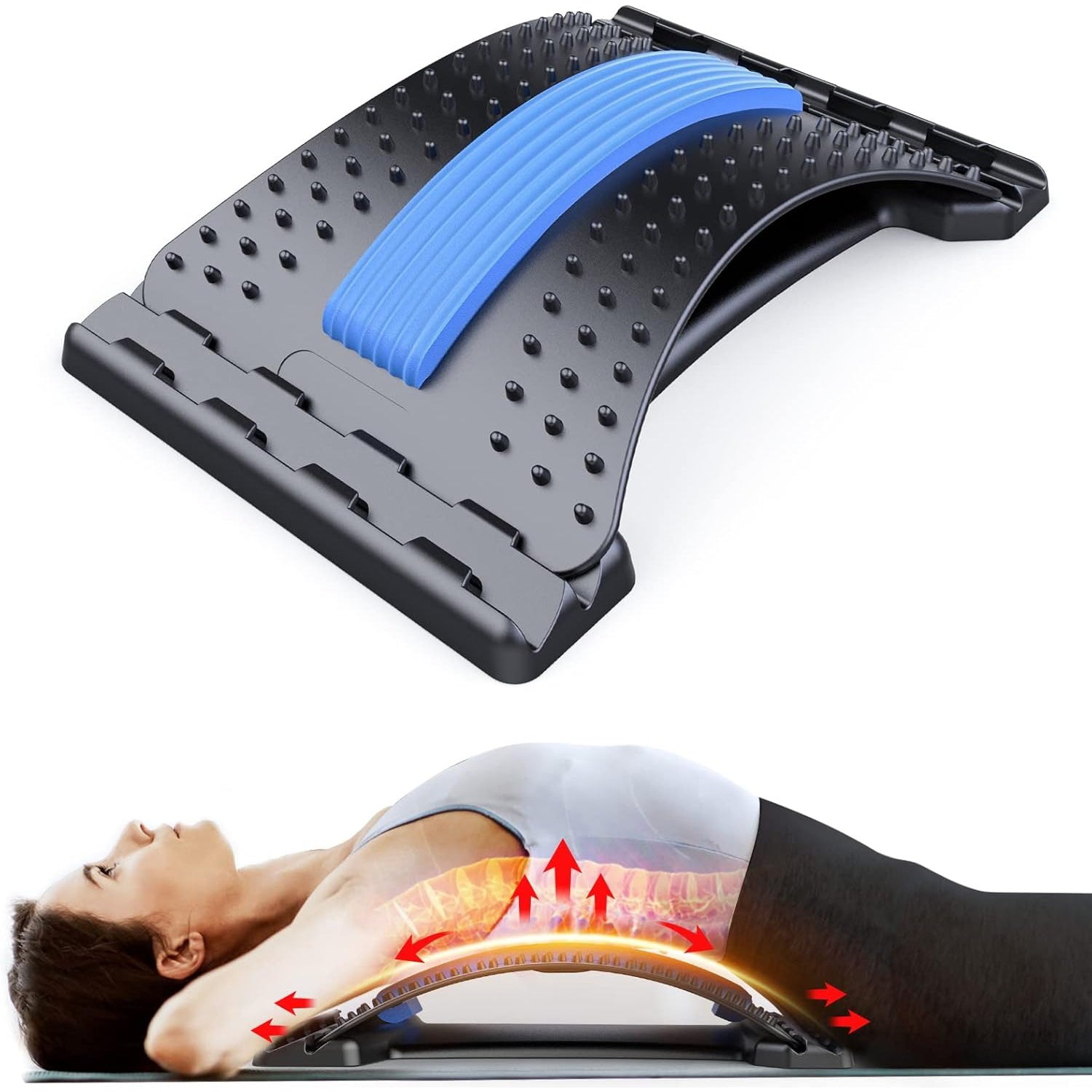 Scoliosis back massager back stretcher