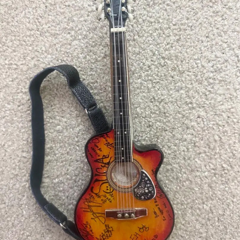 BTS Suga Agust D Tour Mini Acoustic Guitar – Collectible Instrument