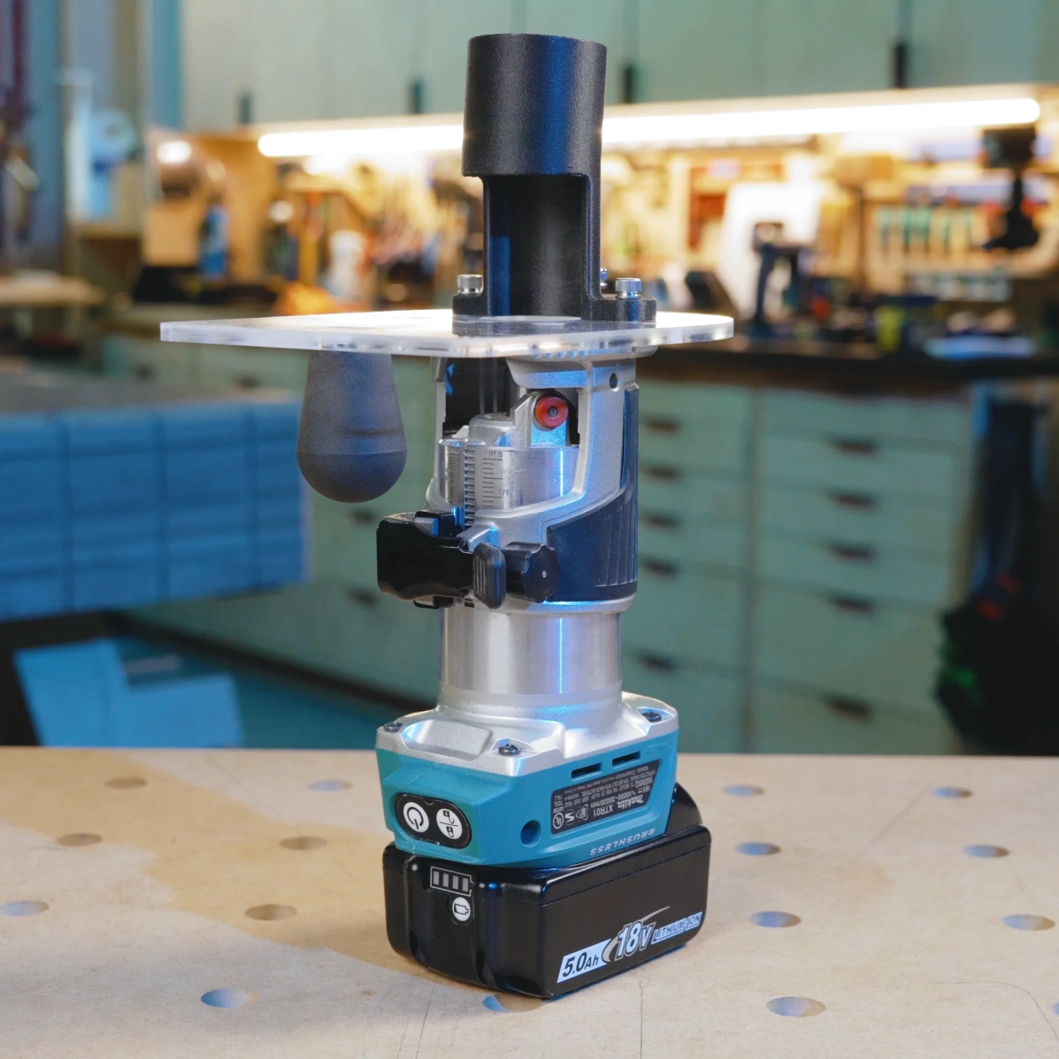 Precision Router Base with Dust Collection