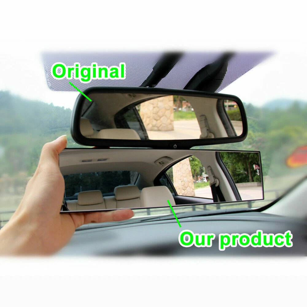 Wide Angle Rearview Mirror – Eliminate Blind Spots Instantly
