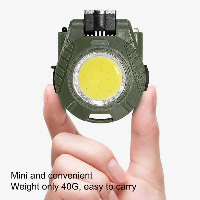 Portable Cap Clip Light – 180° Adjustable Beam Outdoor Mini Work Light