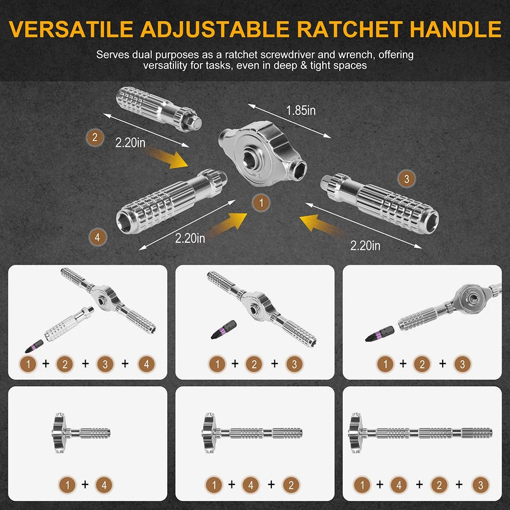 40-in-1 Ratchet Screwdriver Set