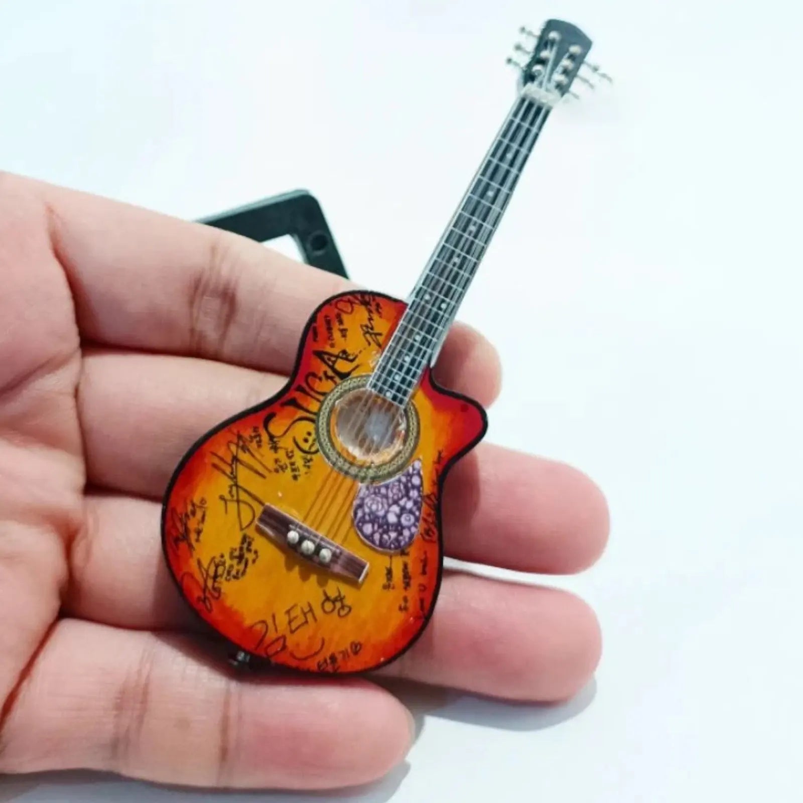 BTS Suga Agust D Tour Mini Acoustic Guitar – Collectible Instrument