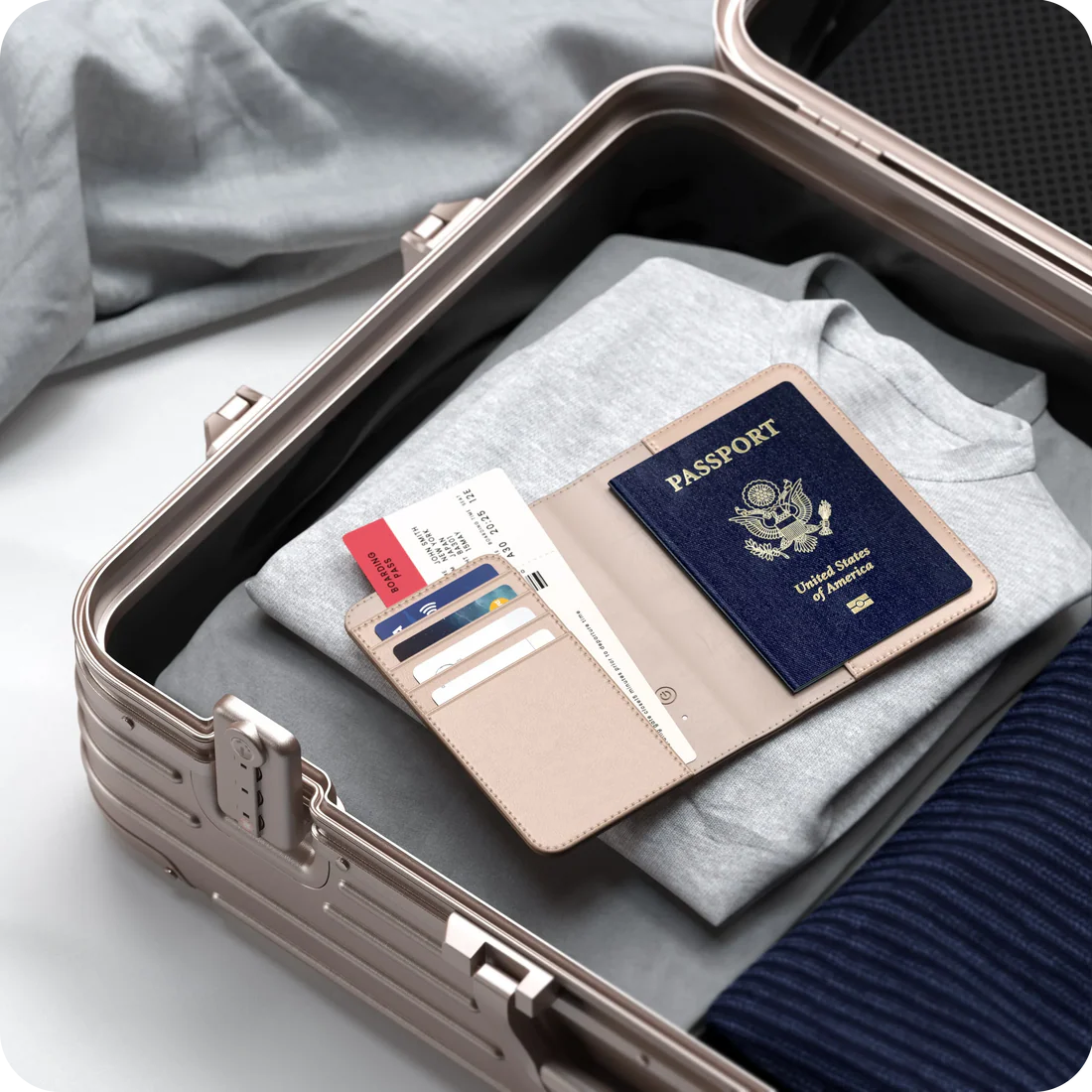 Vegan Leather Passport Holder