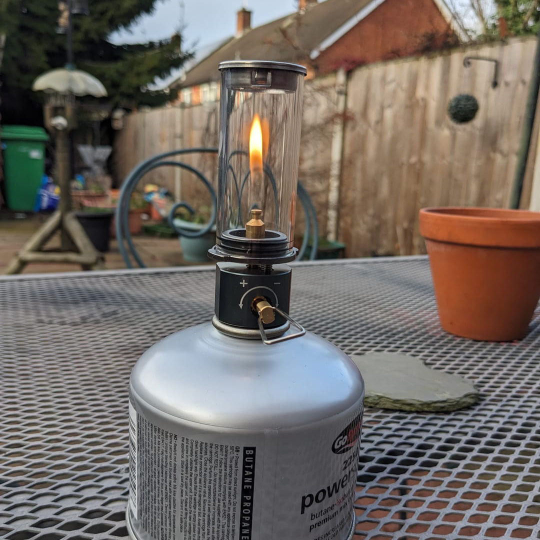 Dreamlike Fuel-Powered Camping Lantern – Compact Outdoor Tent Light
