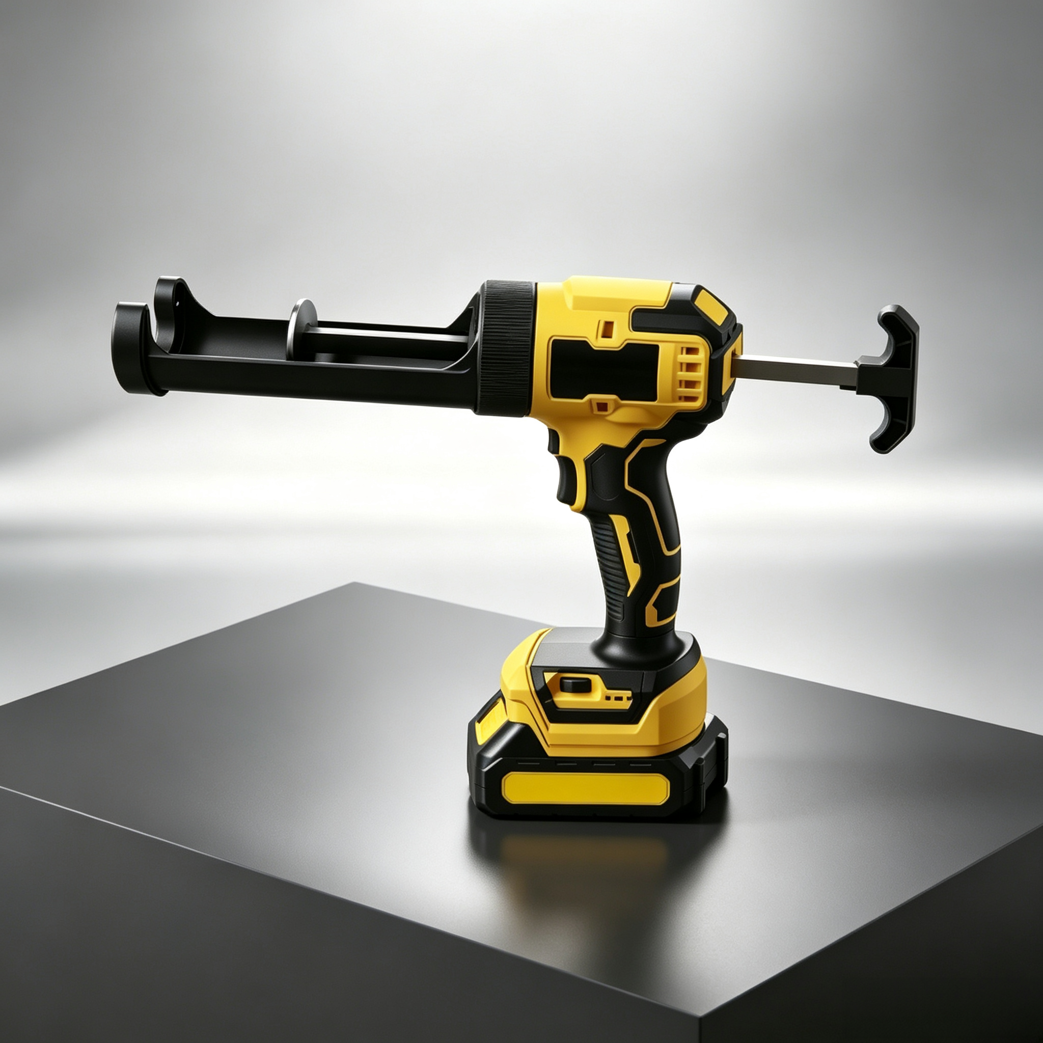 Cordless Electric Caulking Gun – 882 lbs Thrust, 6 Speeds, Dual Batteries, 27-Piece Accessory Kit
