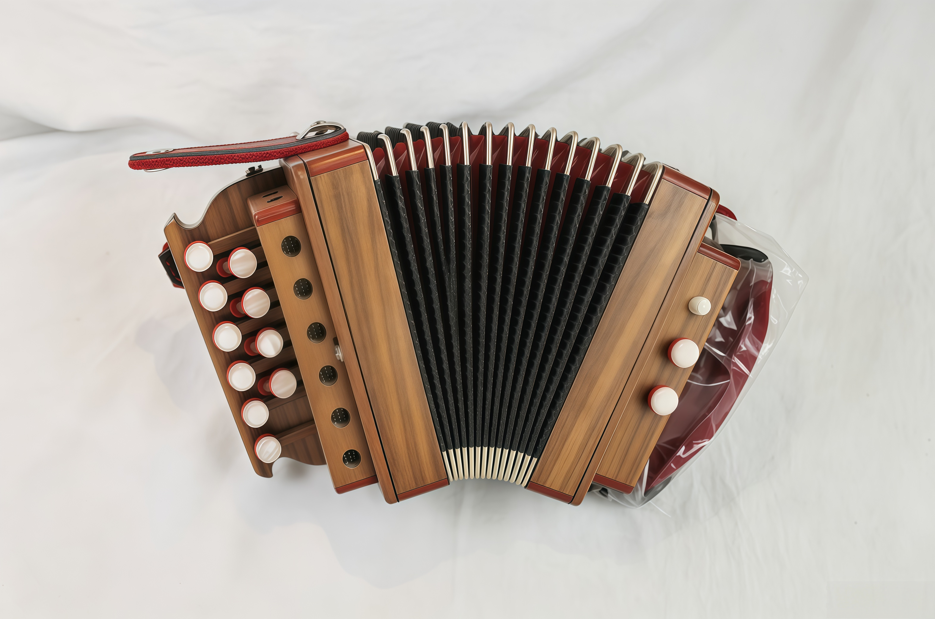 Compact Handmade Organetto — Walnut Finish