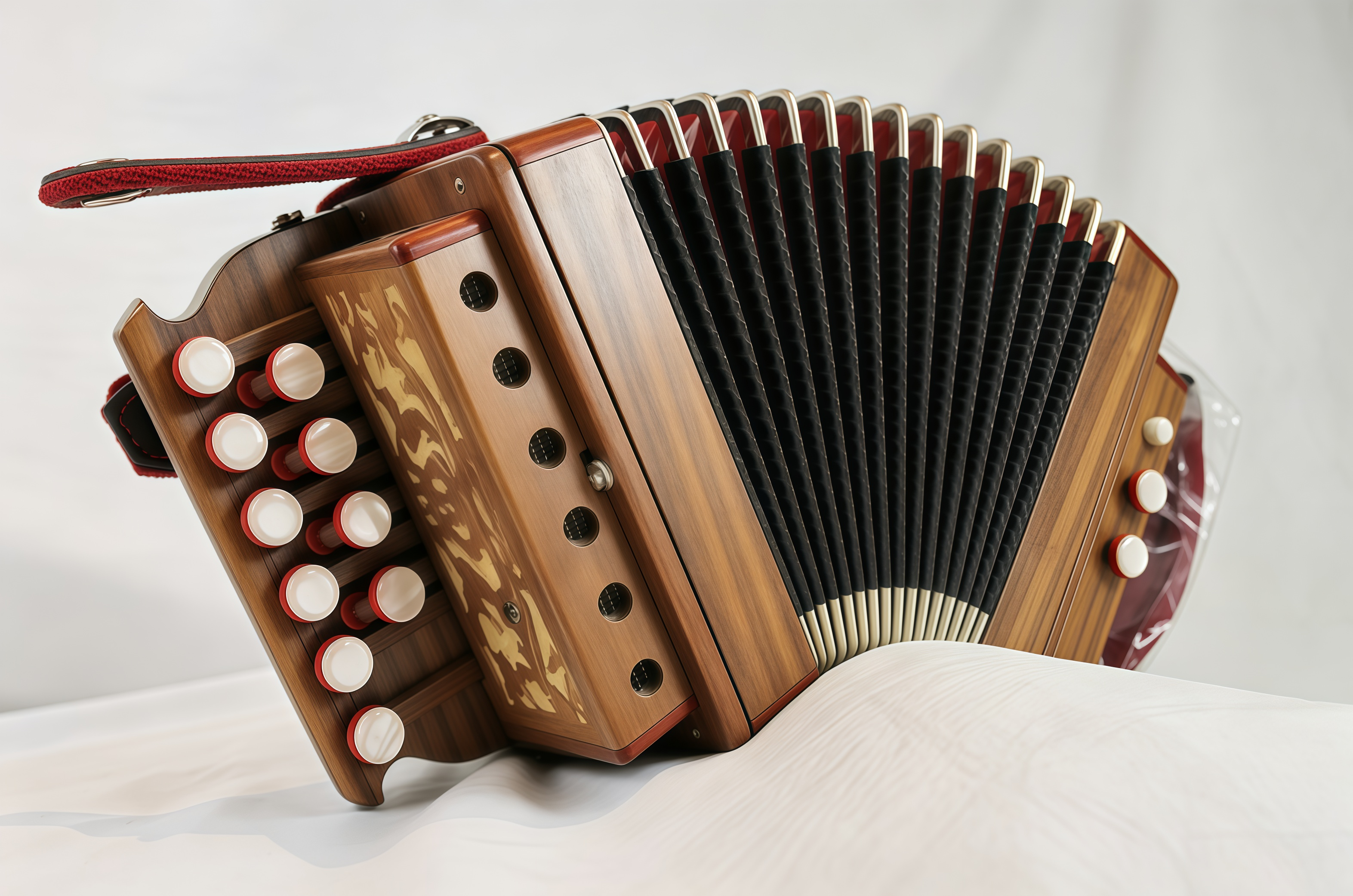 Compact Handmade Organetto — Walnut Finish