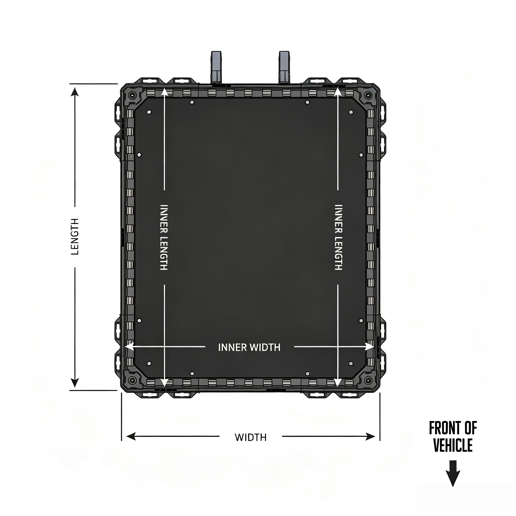 Double-Level Rear Seat Cargo Platform