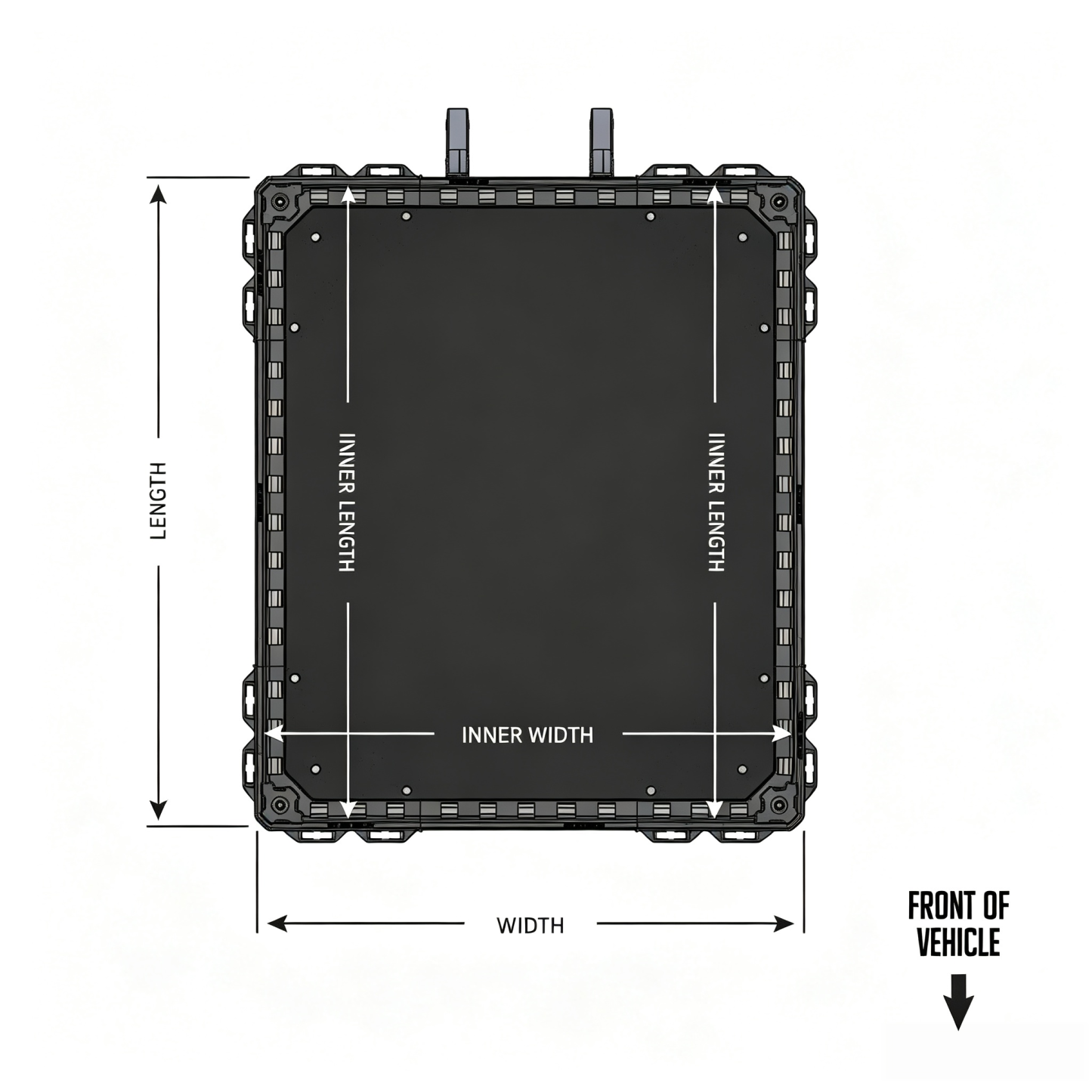 Double-Level Rear Seat Cargo Platform