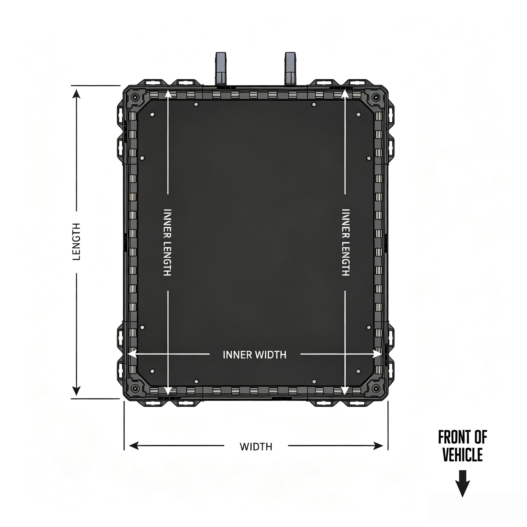 Double-Level Rear Seat Cargo Platform