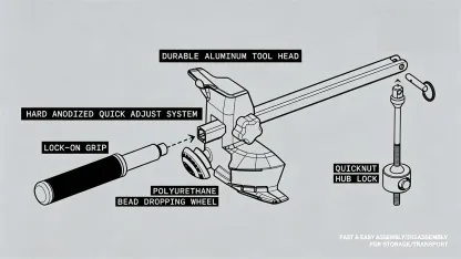 Rotary Tire Lever Tool — Bike Tire Removal & Installation Tool