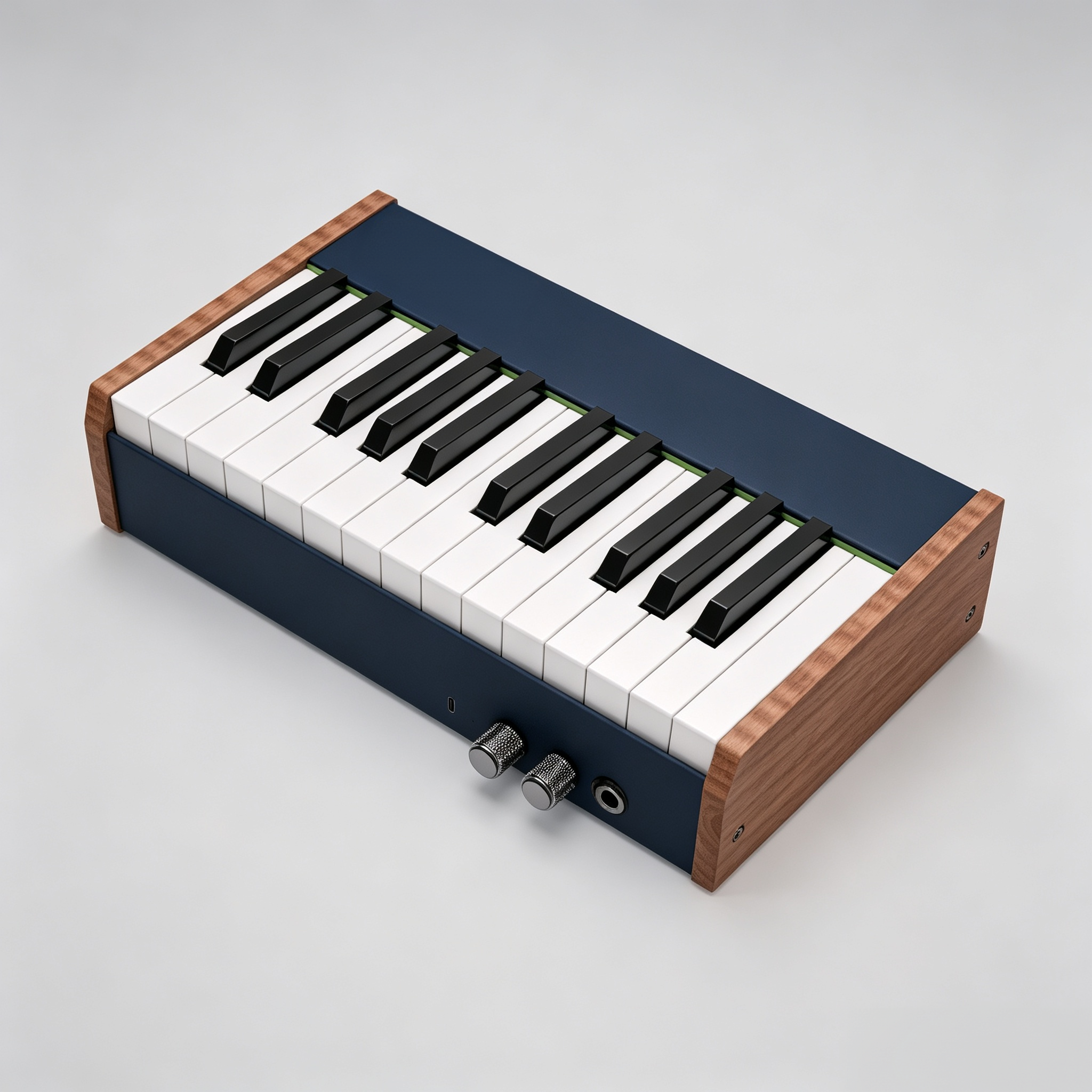 Optical Reed Bass Piano — Dual-Octave Analog Instrument with Carbon Fiber Reeds