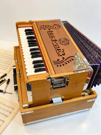 Ultra-Lightweight 25-Key Harmonium — Portable 2-Octave Reed Organ for Musicians & Travelers