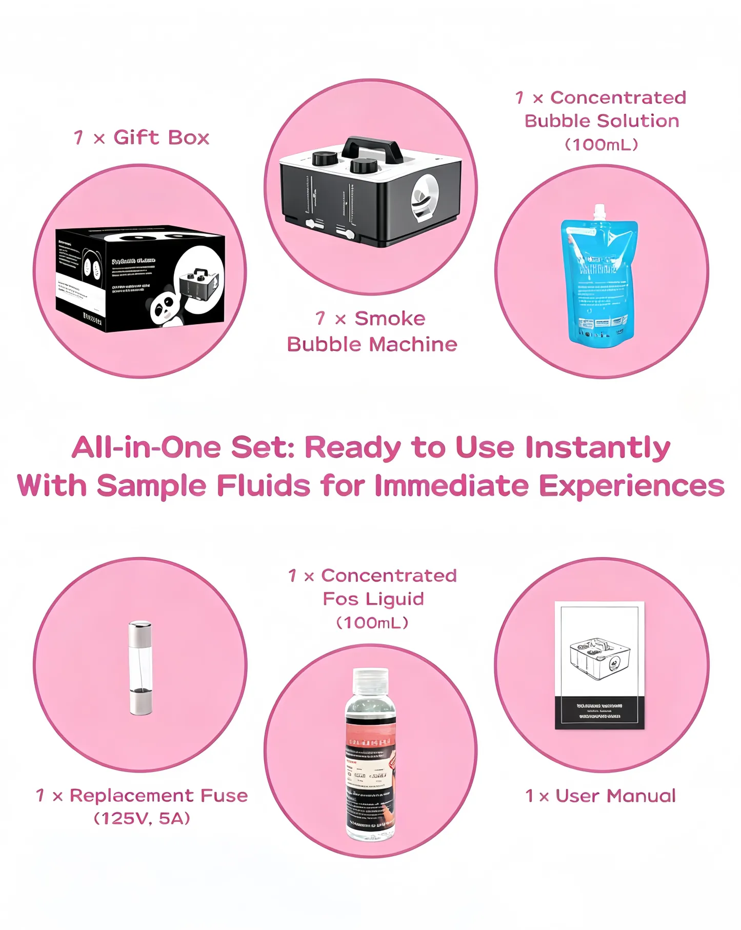 Portable Smoke Bubble Machine — Dual-Mode Fog & Bubble Party Effect Machine