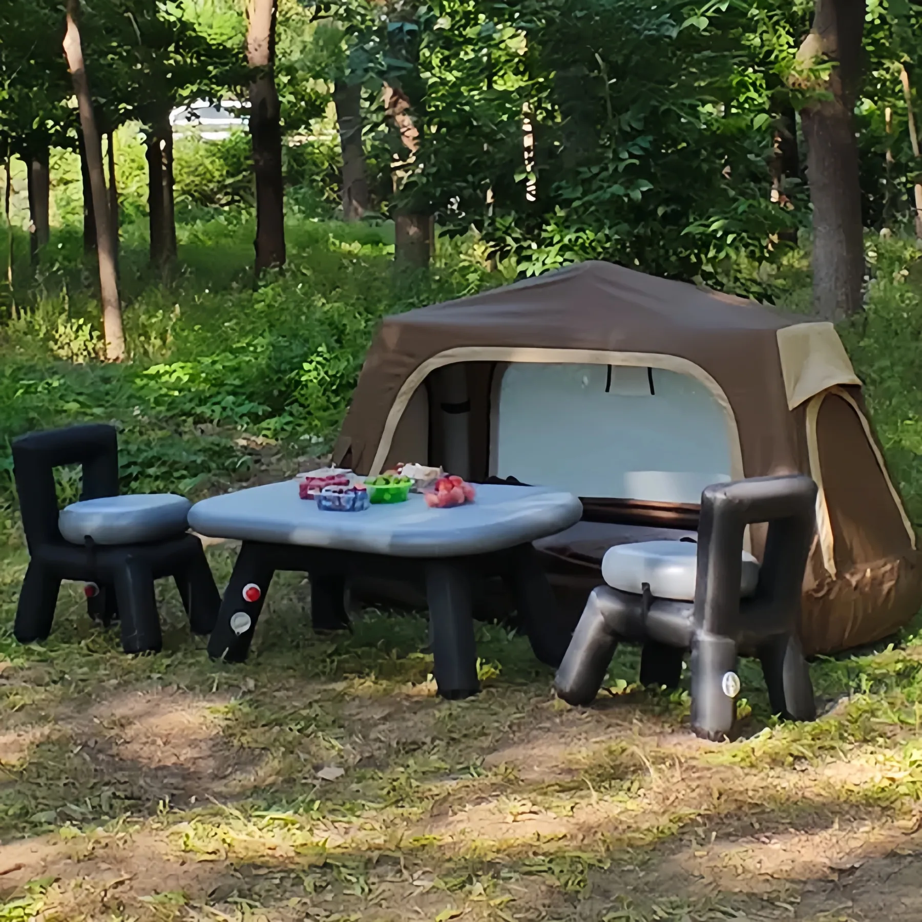 Inflatable Camping Table — Lightweight Portable Outdoor Table with Large Stable Surface