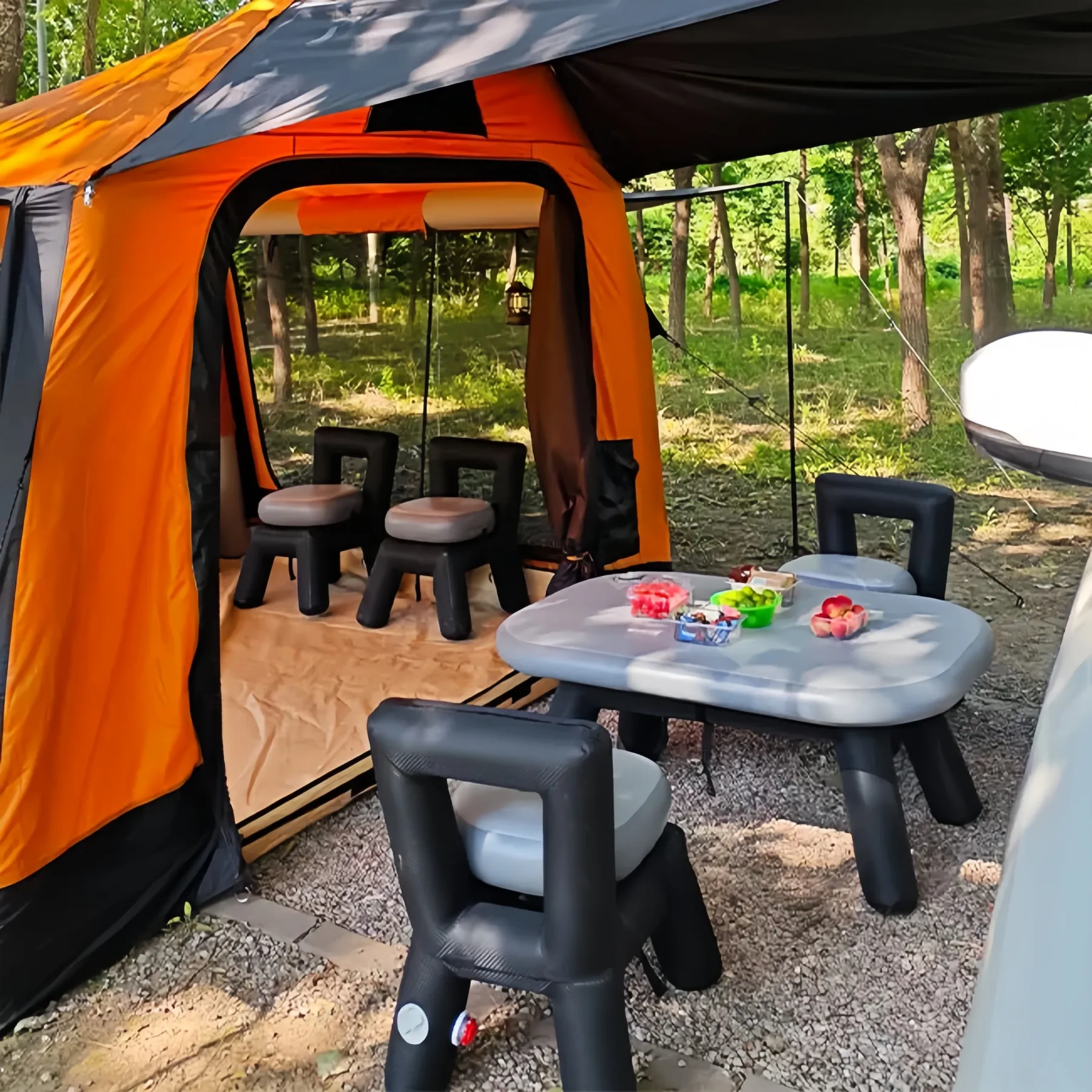 Inflatable Camping Table — Lightweight Portable Outdoor Table with Large Stable Surface