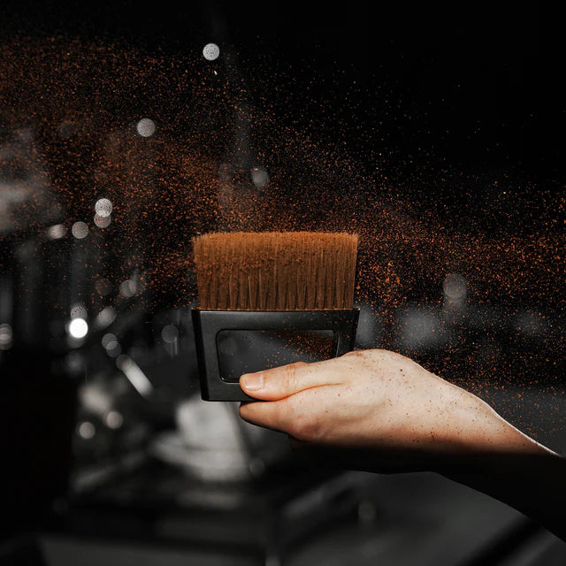 Coffee bar brush set with magnetic design