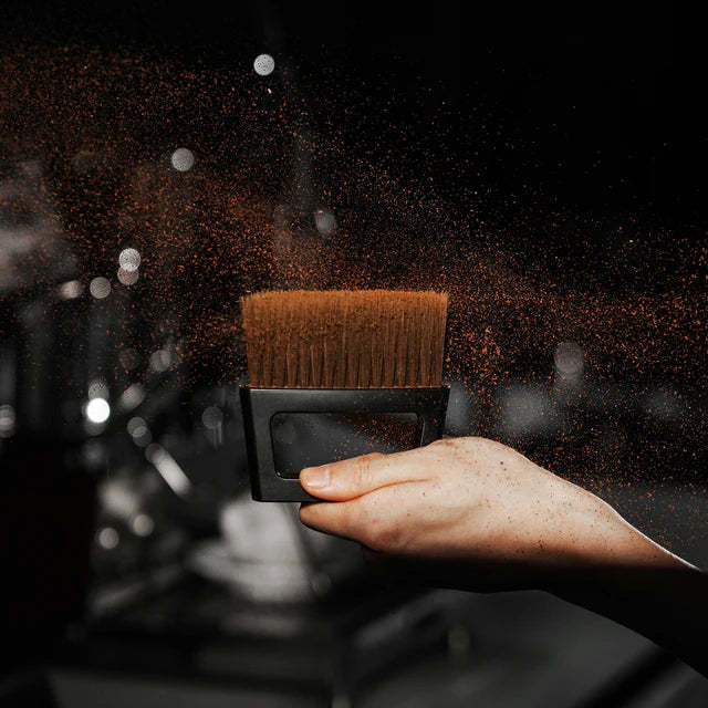 Coffee bar brush set with magnetic design