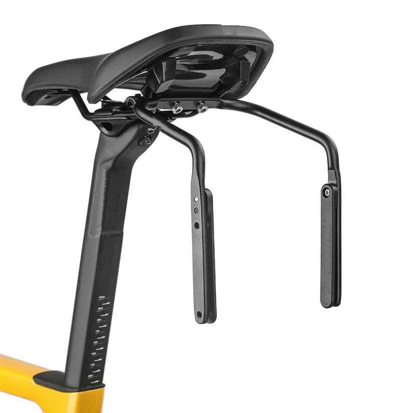 Multifunctional Bike Seat Post Stabilizer | Saddle Bag & Water Bottle 