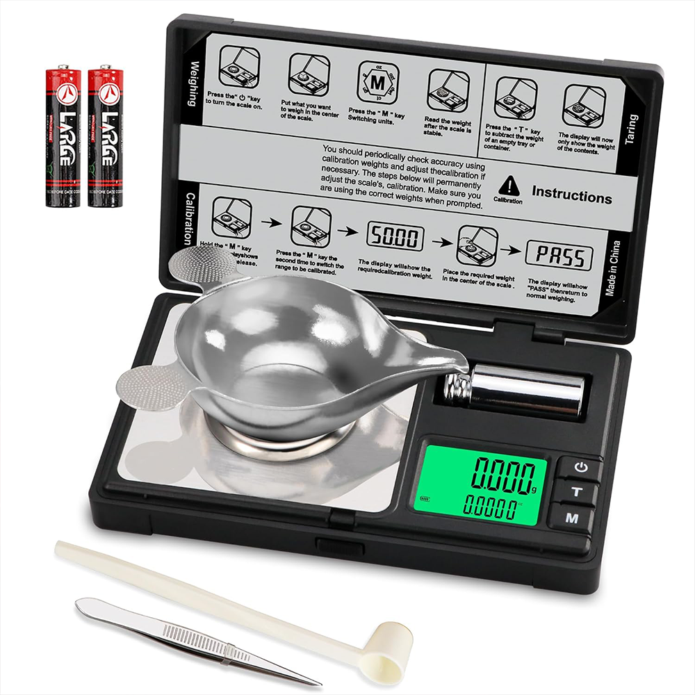 High-precision milligram scale 50g/0.01g digital