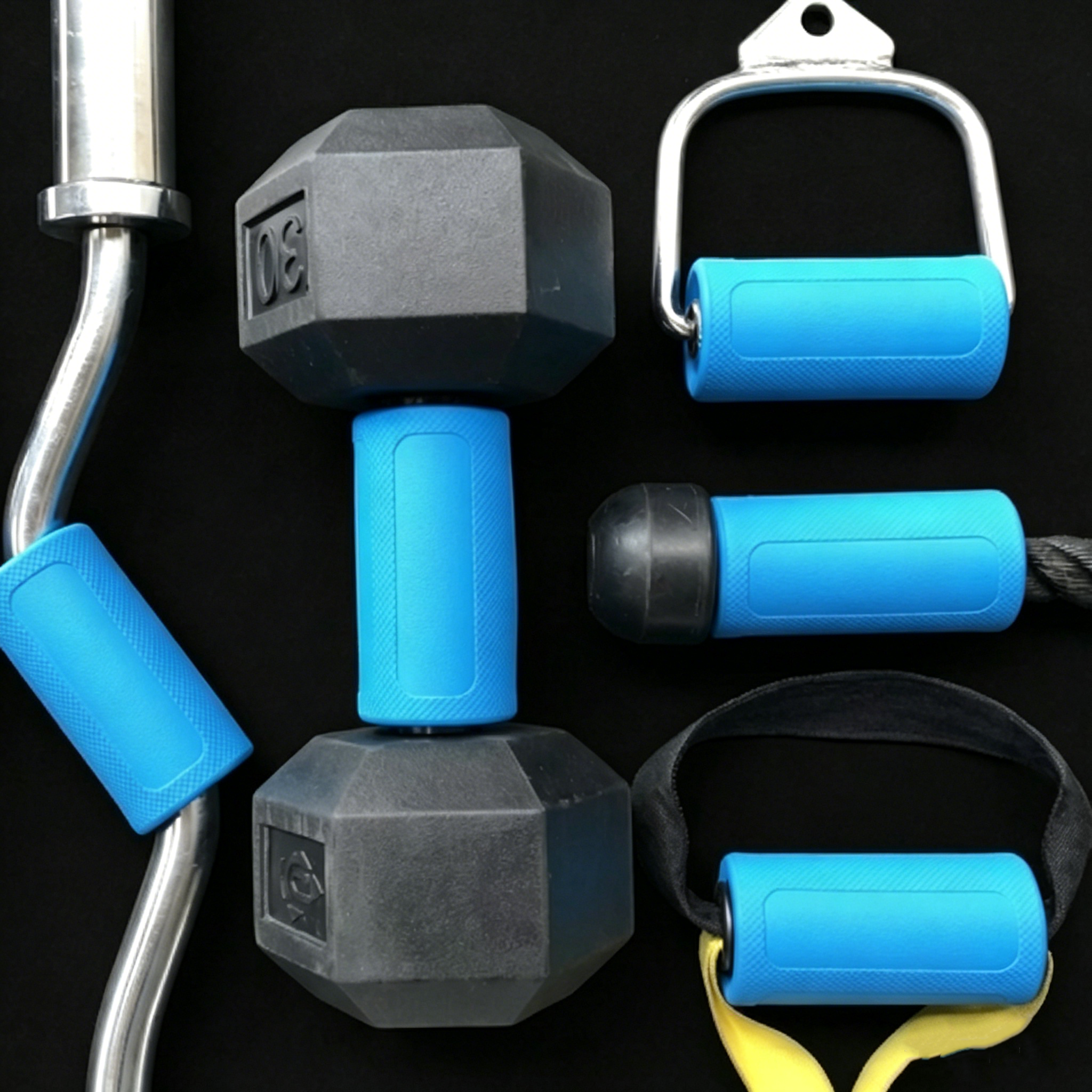 Thick Grips – Increased Muscle Fiber Activation