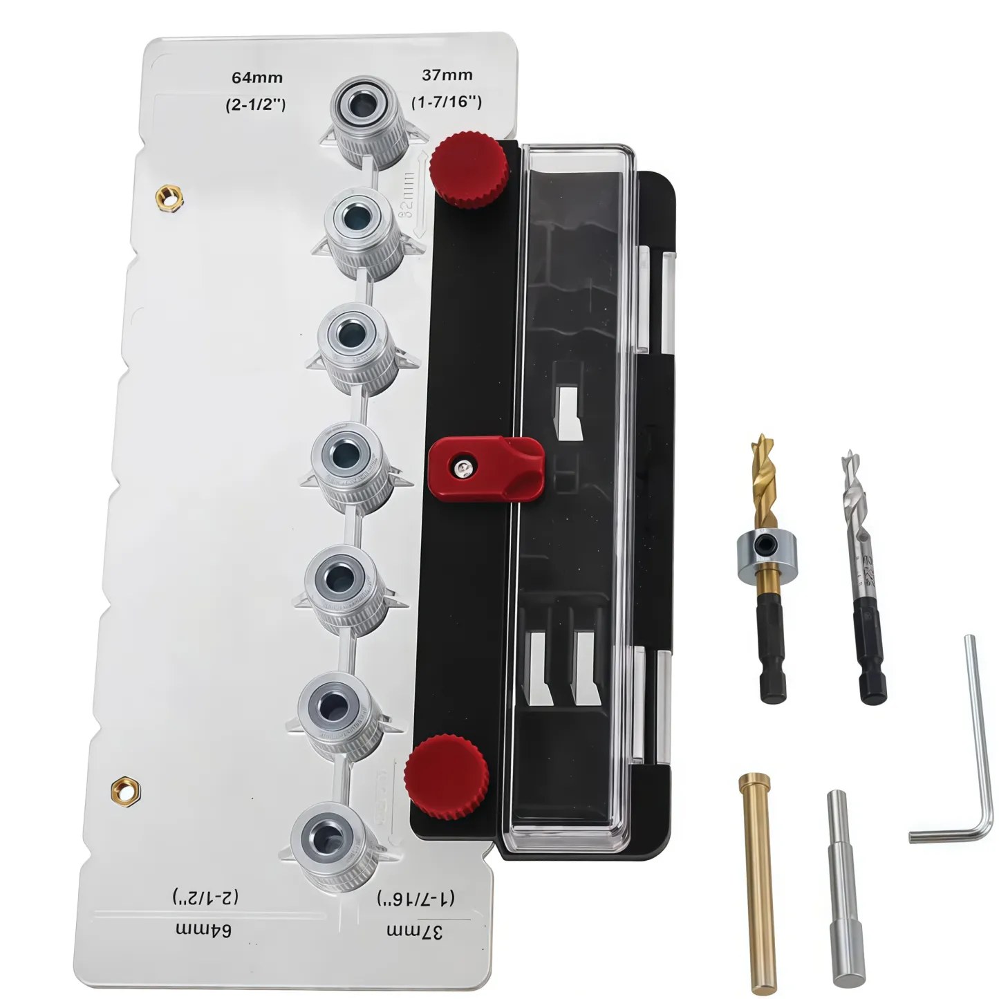 Shelf Pin Hole Jig — Cabinet Shelf Drilling Guide Tool