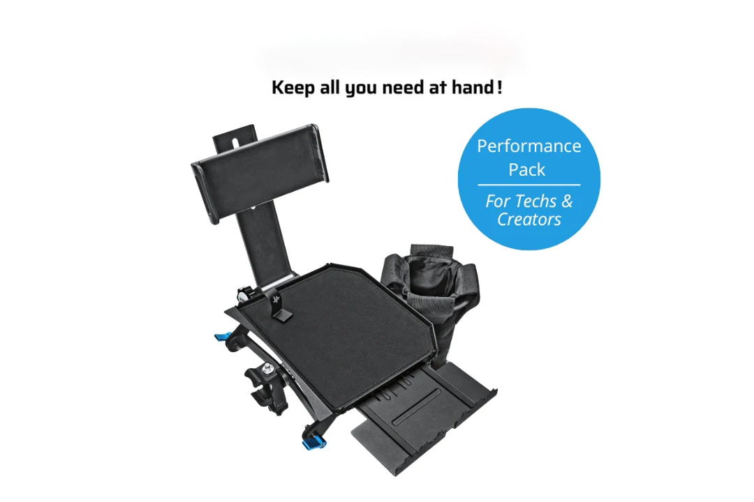 Drum Kit Utility Shelf — Audio Gear & Performance Organizer Rack