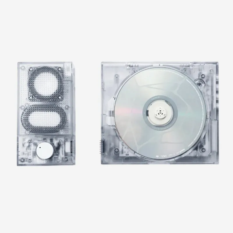 Transparent Modular Bluetooth CD Player