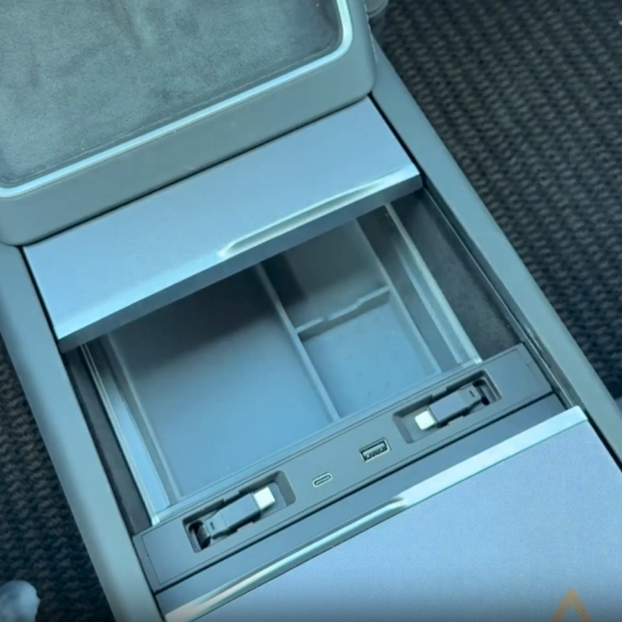Retractable charging dock for the new Model 3 and Model Y