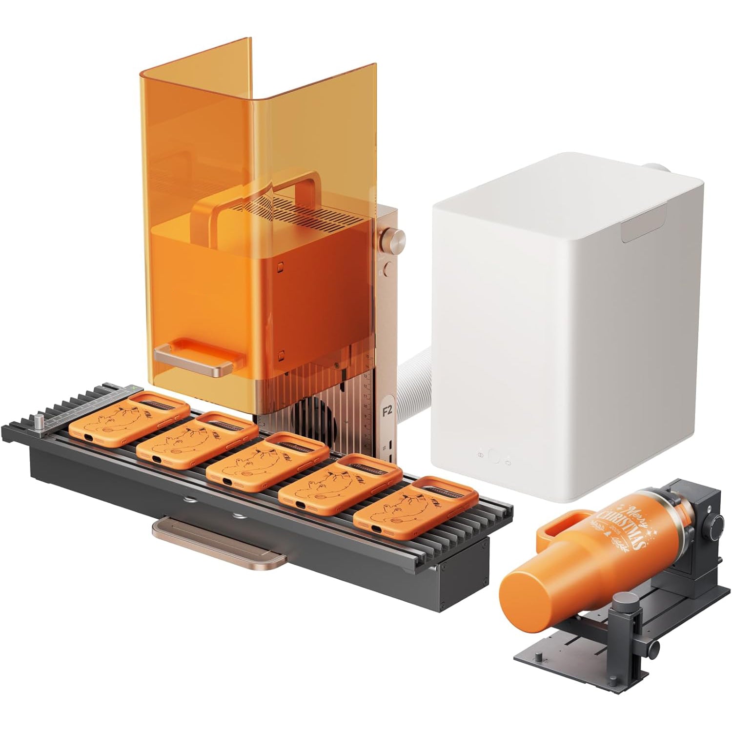 Dual Laser Desktop Engraving Machine System