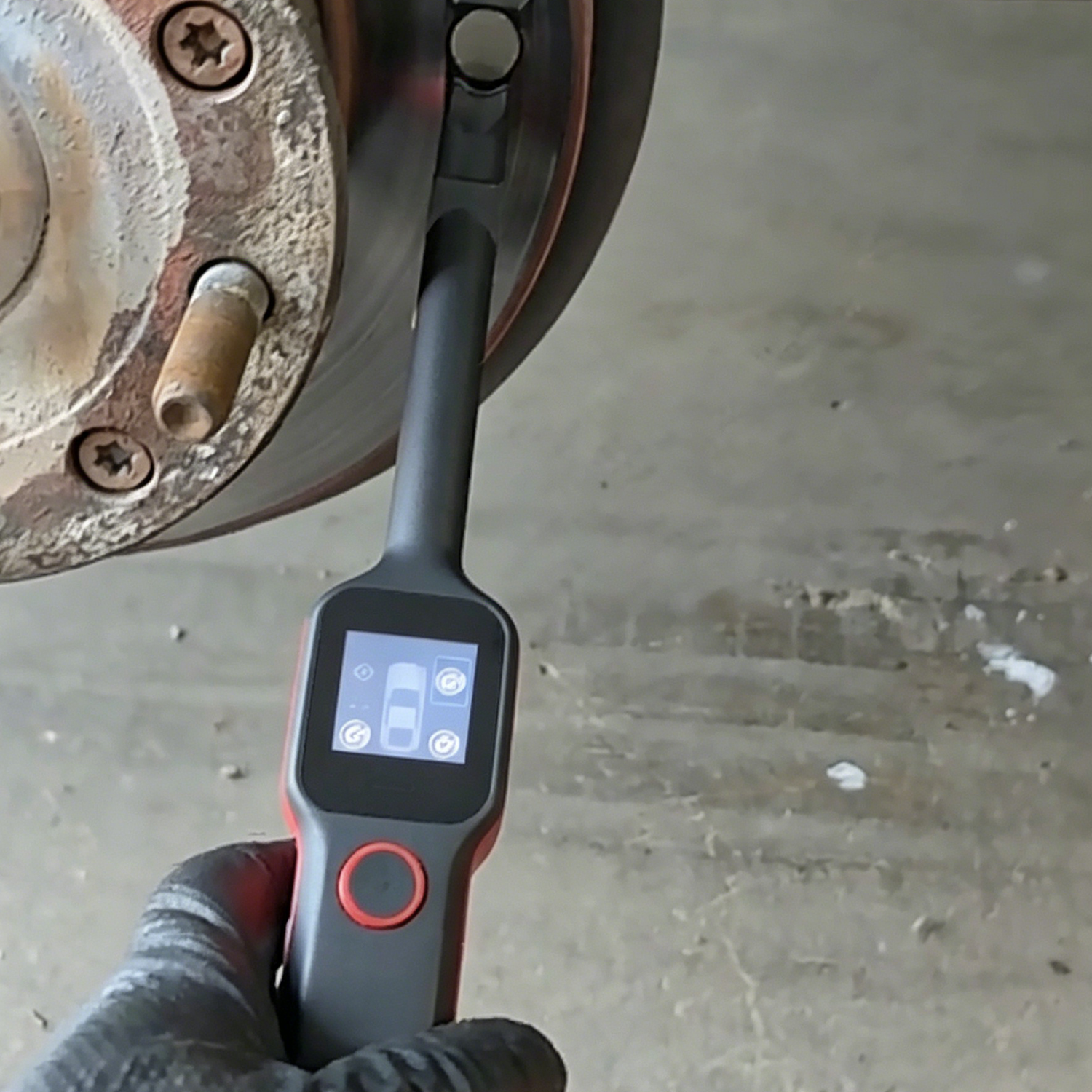 Smart Laser Tire Tread & Brake Disc Wear Analyzer for Vehicle Safety Inspection