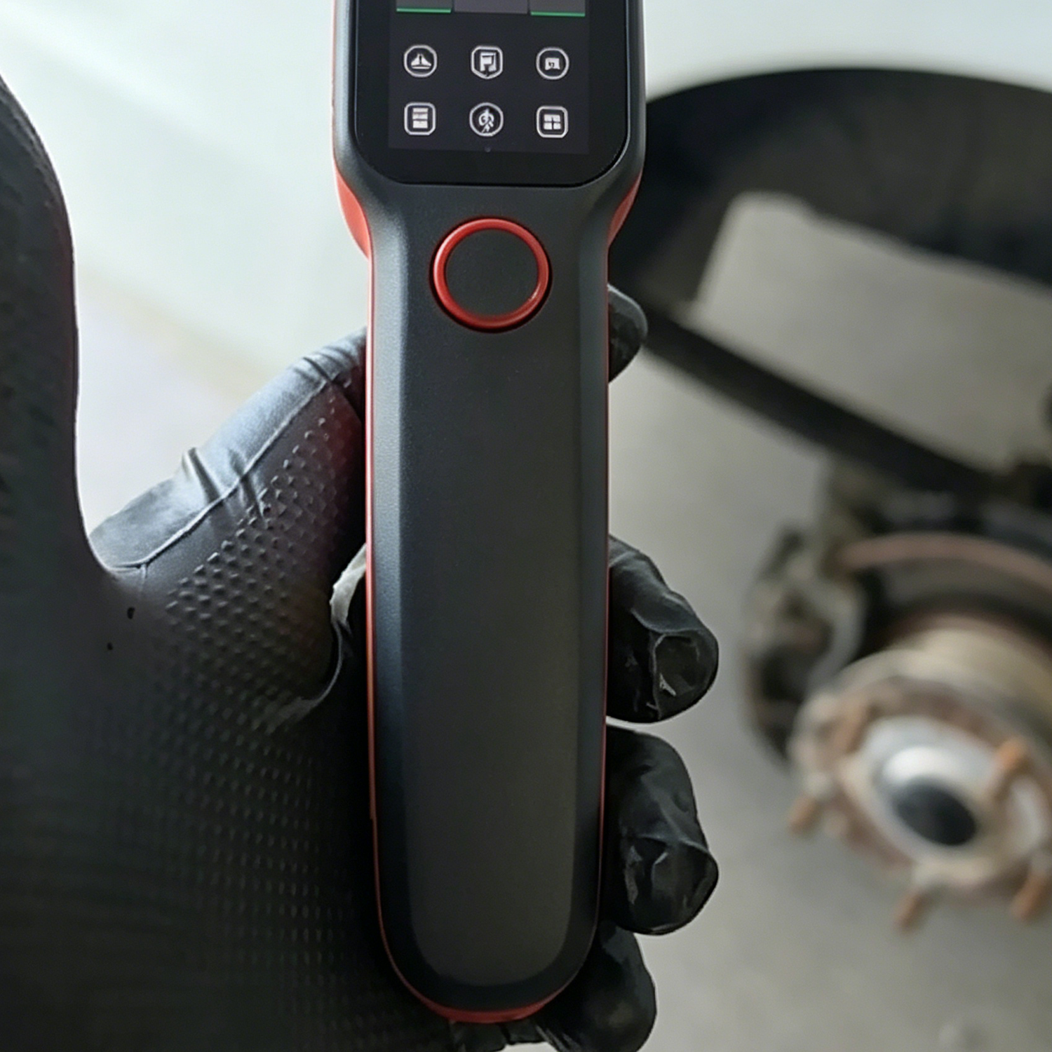 Smart Laser Tire Tread & Brake Disc Wear Analyzer for Vehicle Safety Inspection