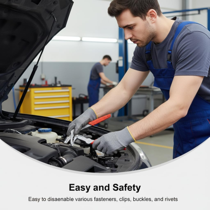 Automotive clip pliers, panel clip removal pliers