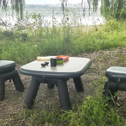 Inflatable Camping Table — Lightweight Portable Outdoor Table with Large Stable Surface