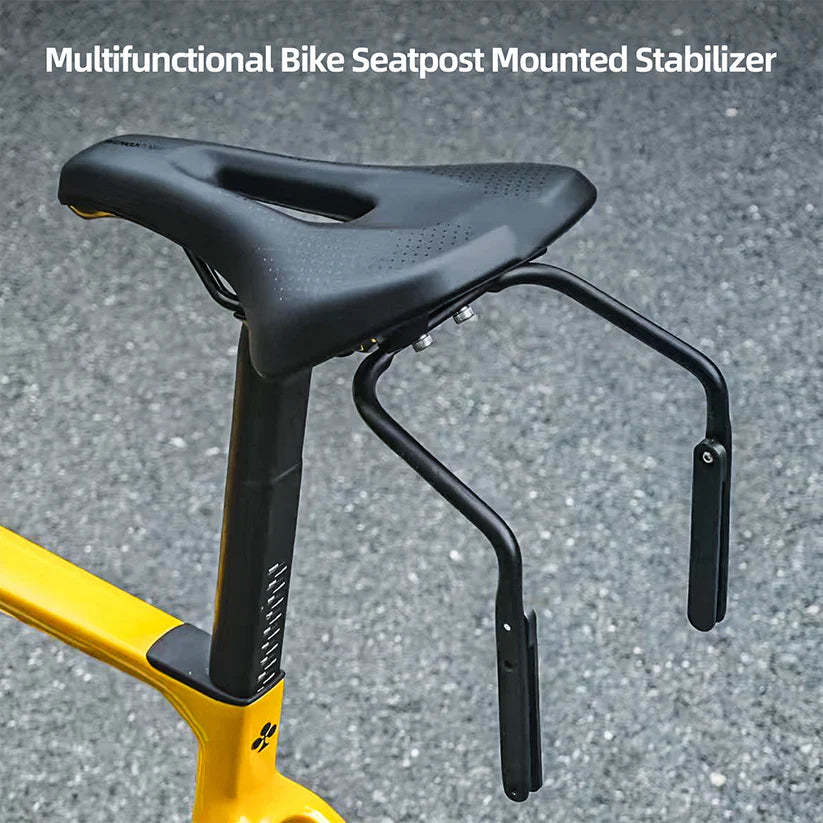 Multifunctional Bike Seat Post Stabilizer | Saddle Bag & Water Bottle Holder Stabilizer