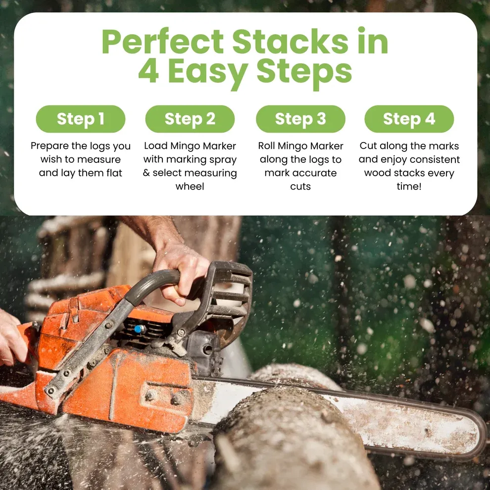 Universal Firewood Length Marker — All-Wheel Cutting Guide Kit