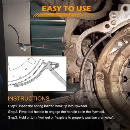 Foldable Flywheel Turning Tool Wrench