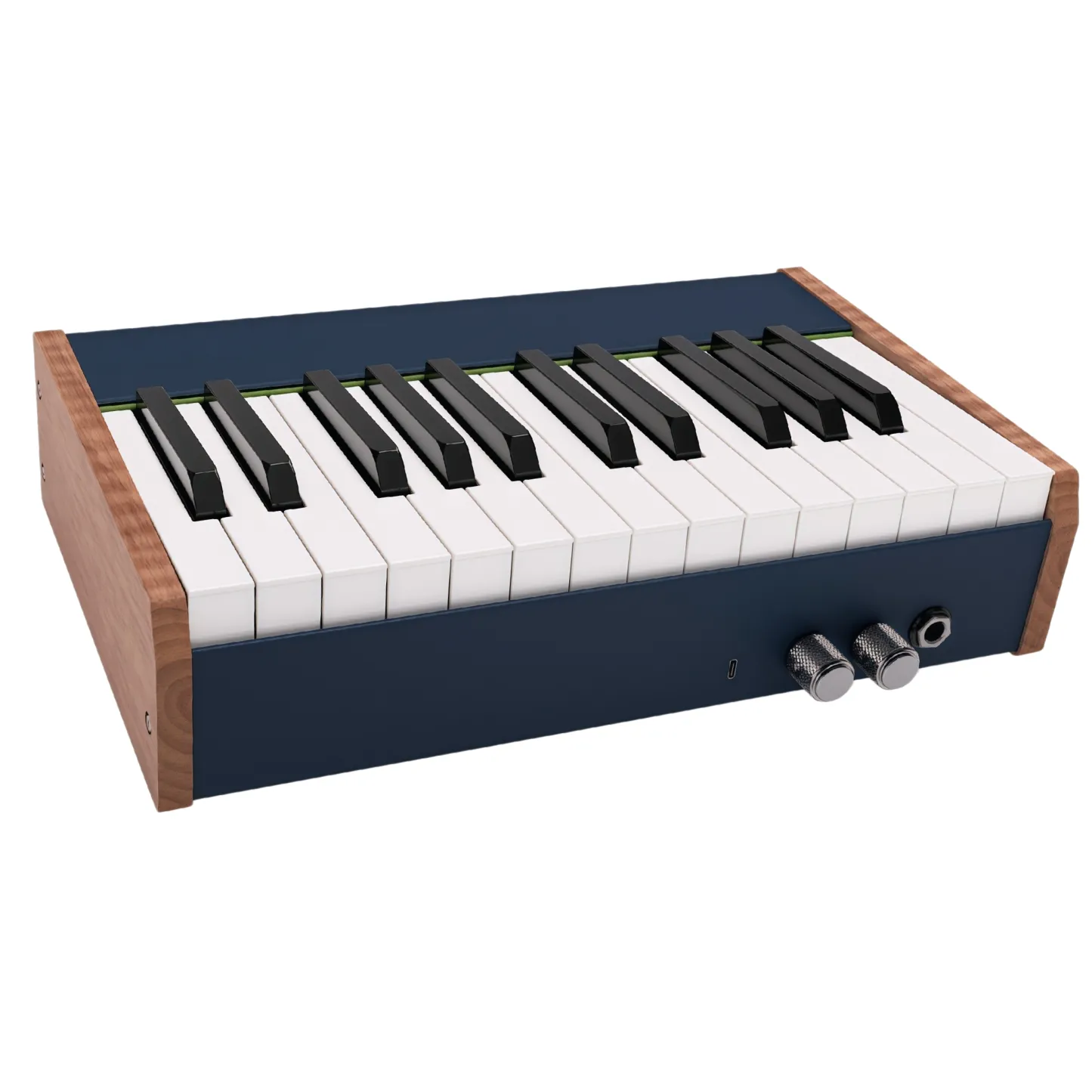 Optical Reed Bass Piano — Dual-Octave Analog Instrument with Carbon Fiber Reeds