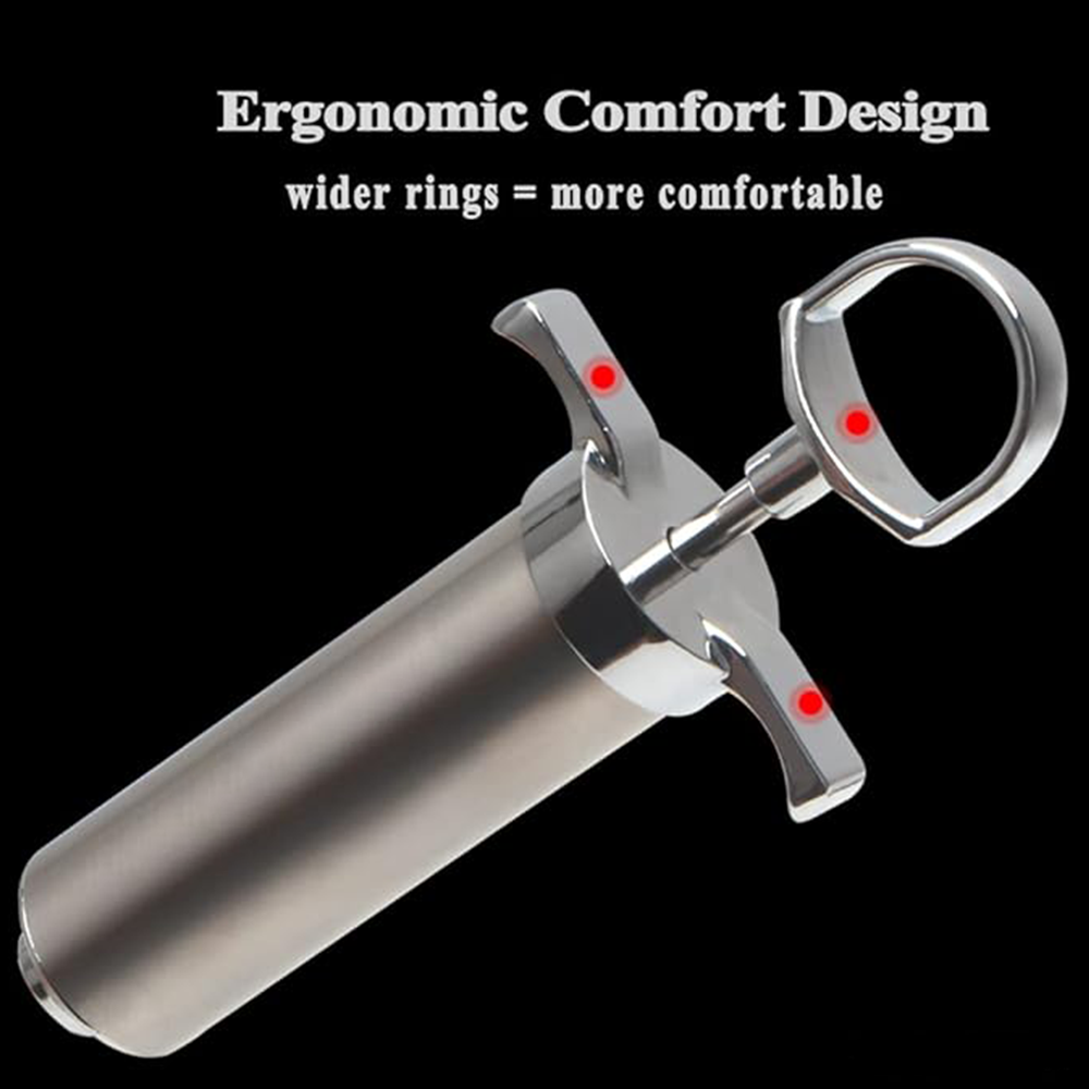Stainless Steel Meat Syringe Set